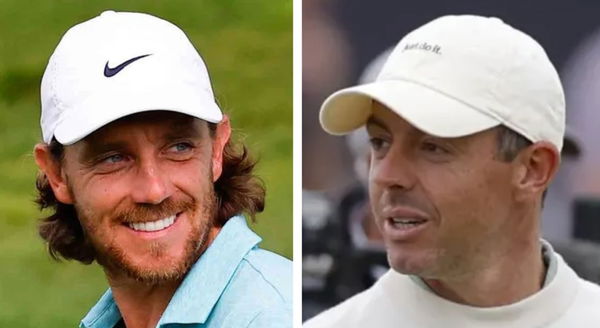 Tommy Fleetwood and Rory McIlroy 