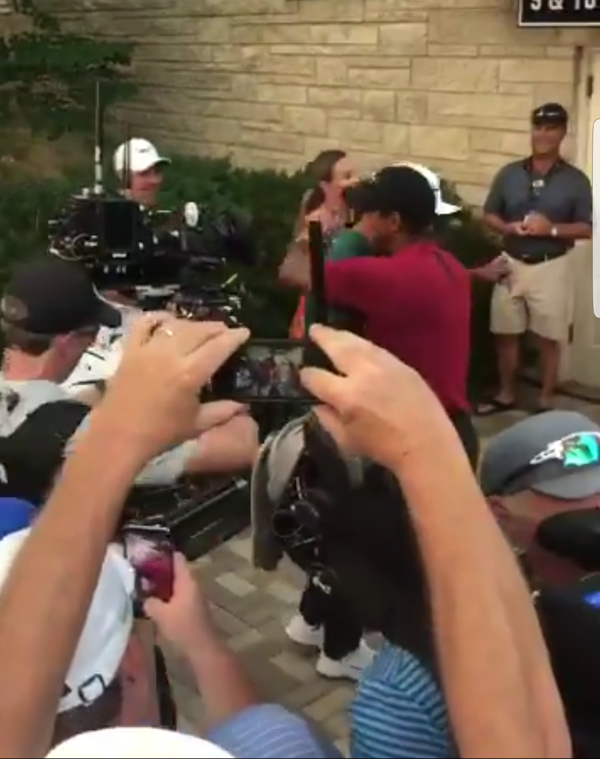 Watch: Woods embraces Koepka following PGA Championship duel